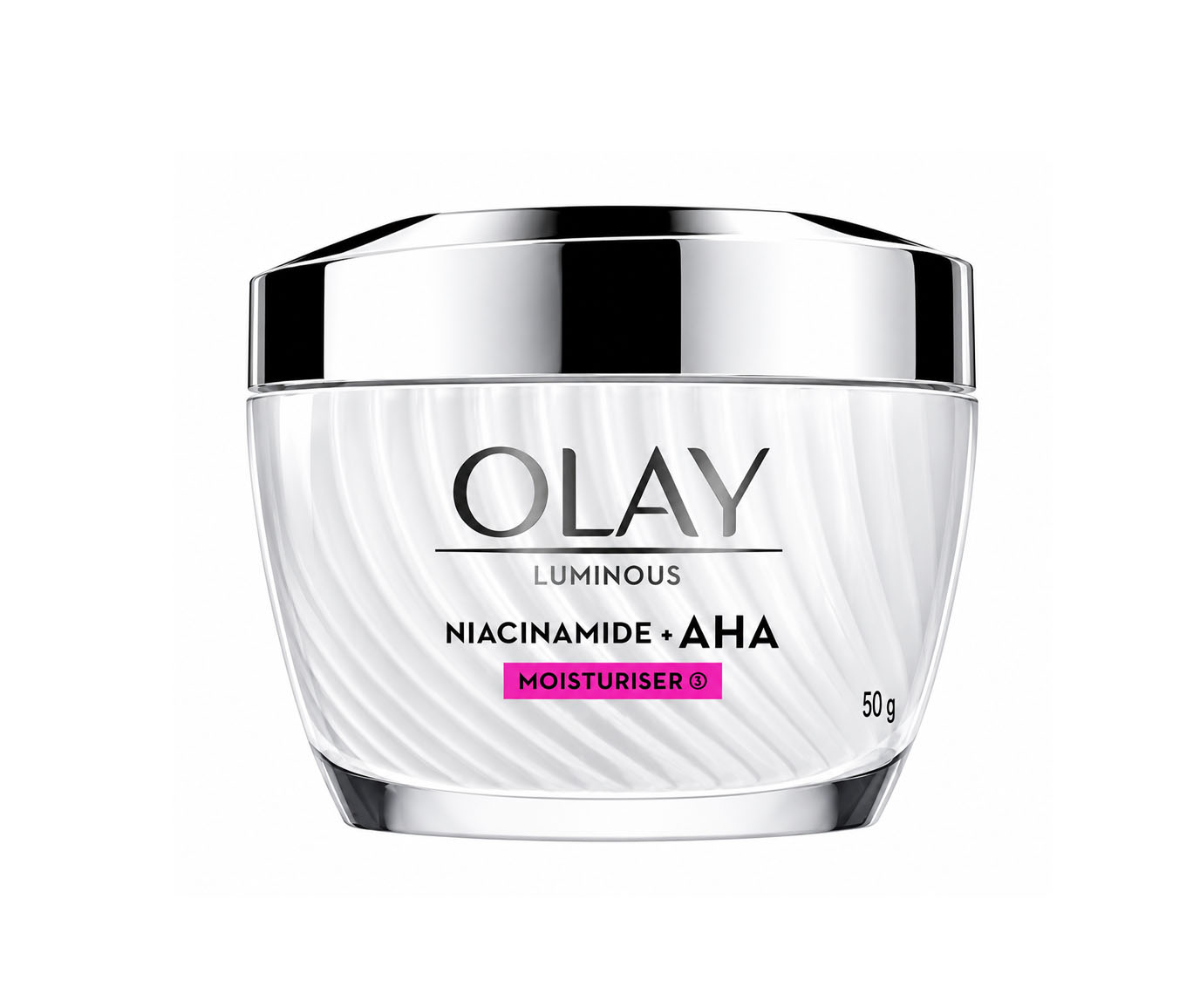 olay luminous niacinamide aha cream