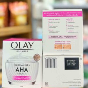 Kem dưỡng mờ thâm Olay Luminous Niacinamide AHA Moisturizer 50g - Ảnh 2