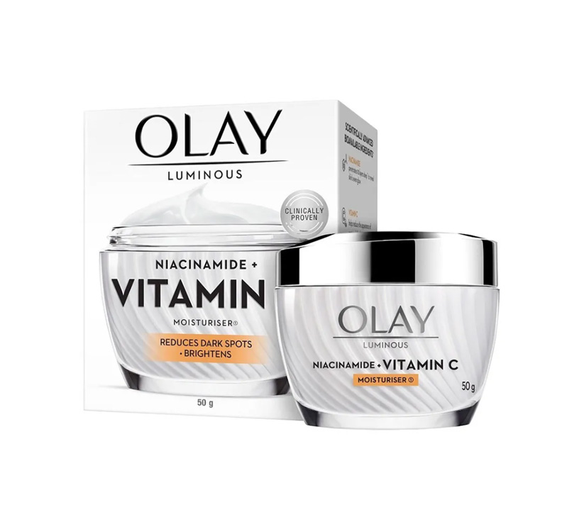 olay luminous niacinamide vitamin c cream