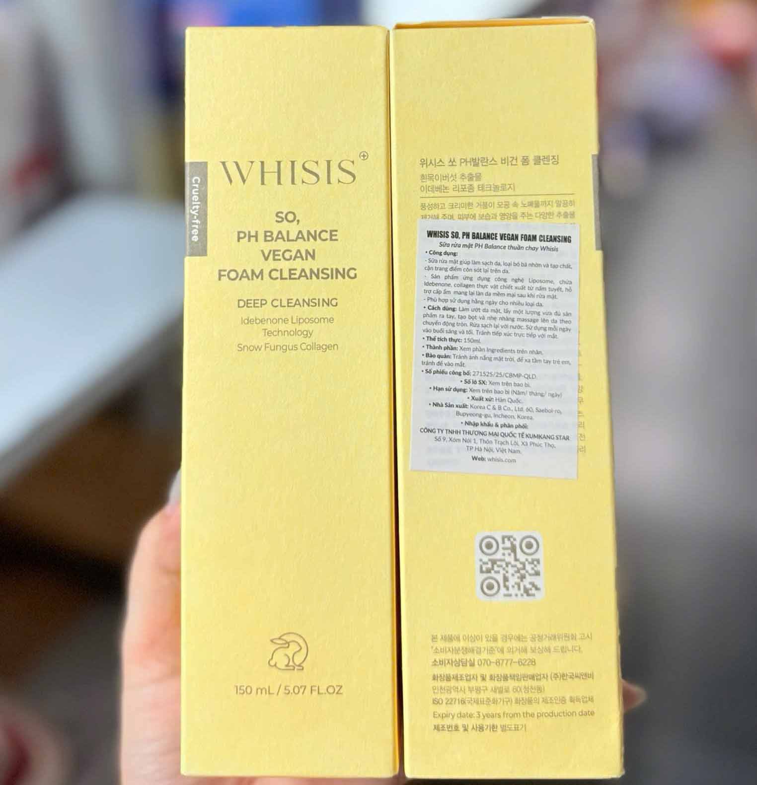 sữa rửa mặt whisis