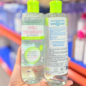 tẩy trang evoluderm xanh lá