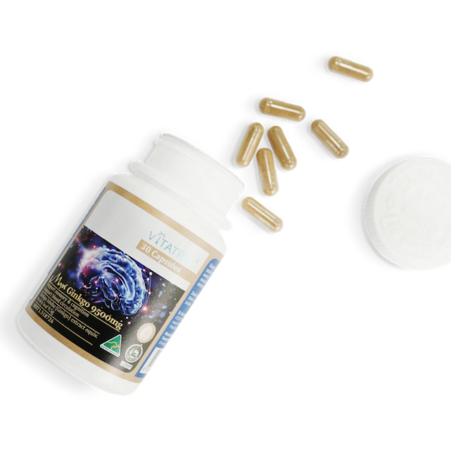 Viên uống Maxi Ginkgo 9500mg Vitatree tăng tuần hoàn não
