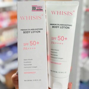 whisis premium collagen whitening body lotion