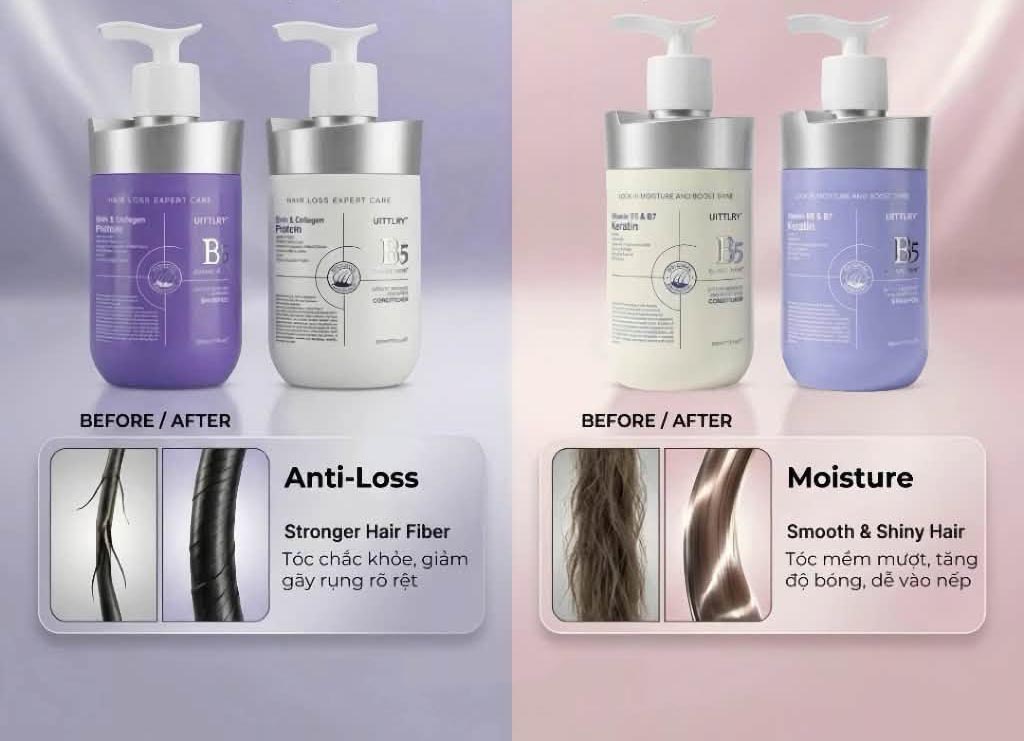 Bộ gội xả Uittlry B5