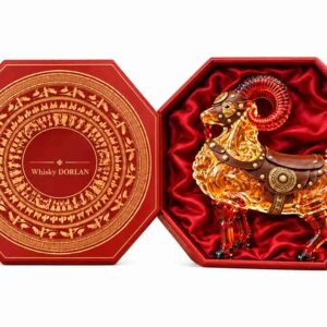 Chai rượu hình con dê Đinh Mùi Đại Cát Whisky Dorlan