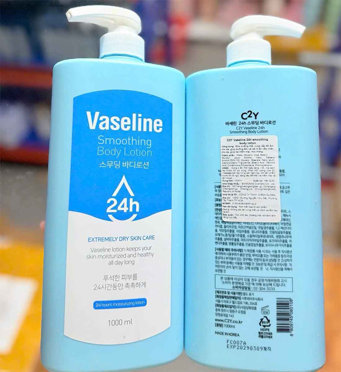 Kem body Vaseline Smoothing Moisture Body Lotion