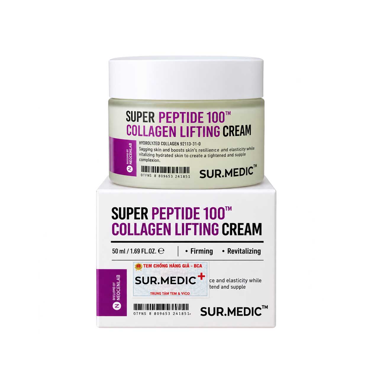 Kem dưỡng da Super Peptide 100 Collagen Lifting Cream