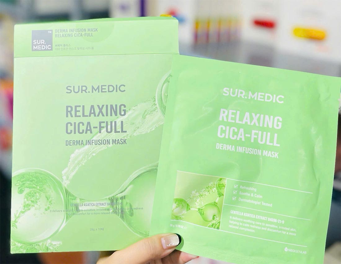 Mặt nạ Surmedic Derma Relaxing Cica-Full