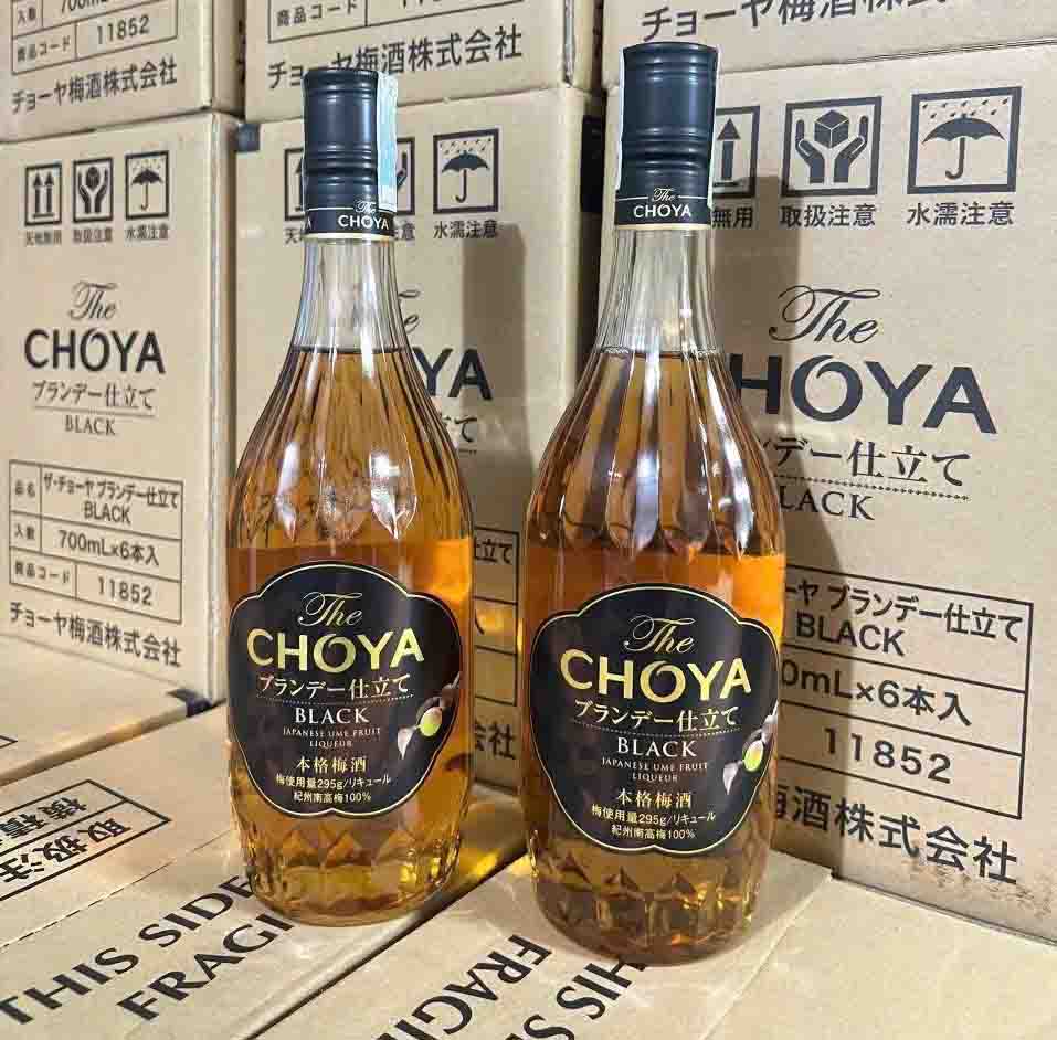 Rượu mơ The Choya Black Umeshu Nhật Bản
