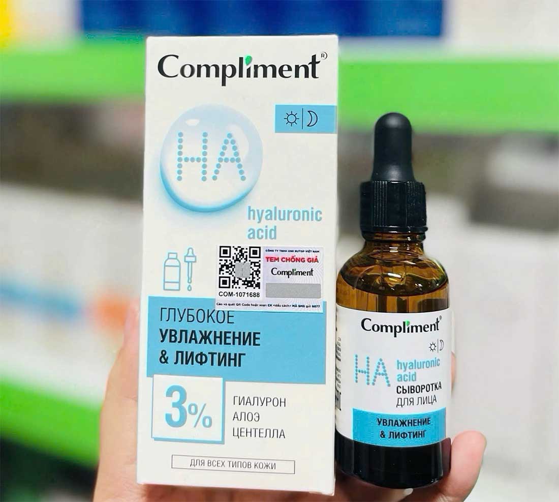 Serum Compliment 3 Hyaluronic Acidd dưỡng ẩm