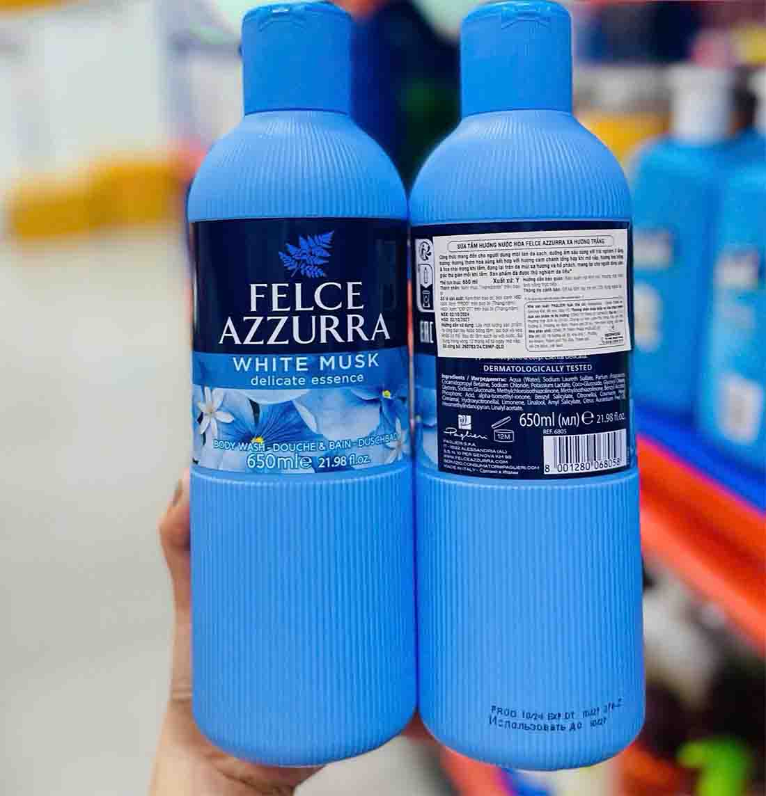 Sữa tắm Felce Azzurra Muschio Bianco