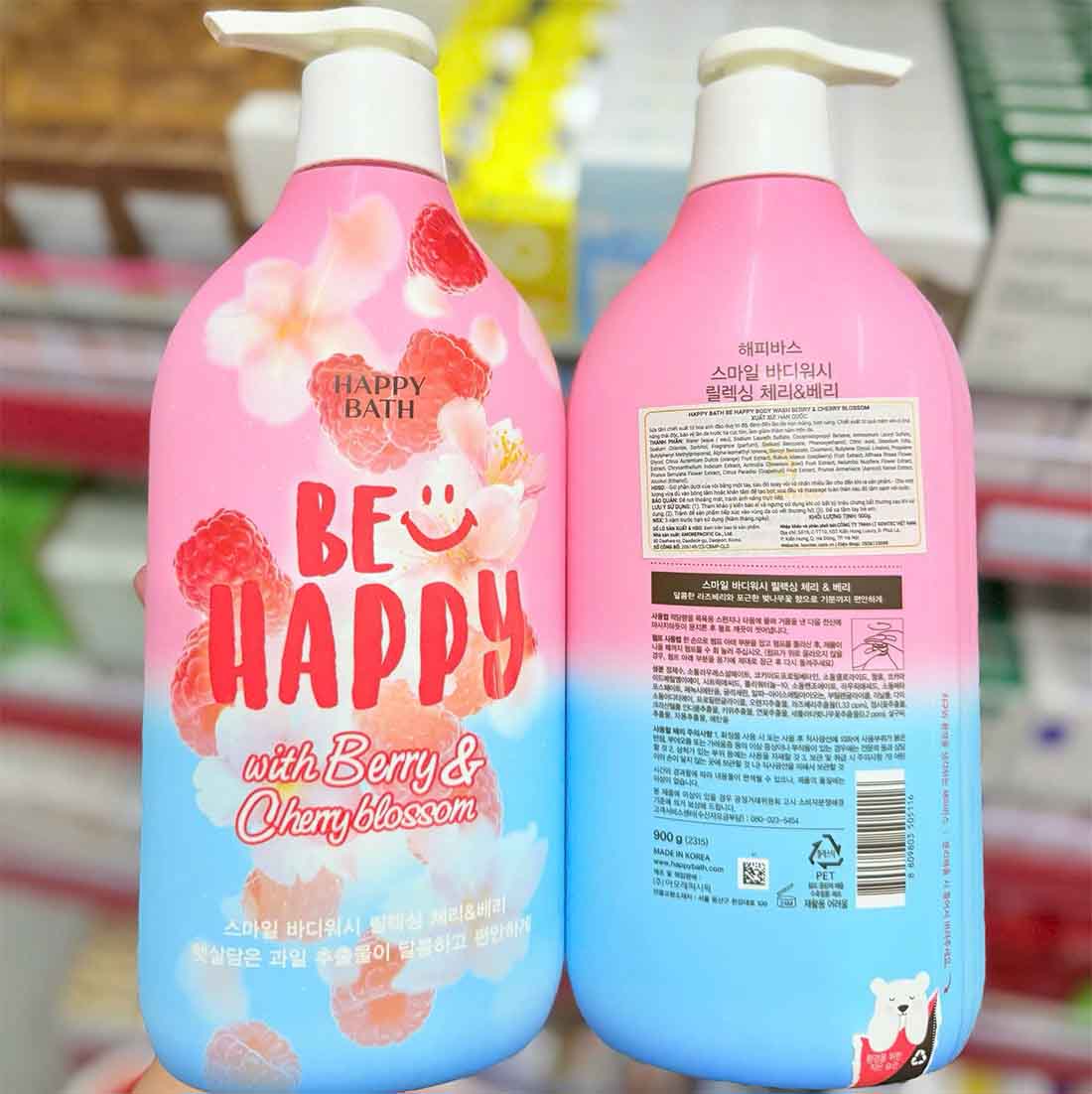 Sữa tắm Happy Bath Berry & Cherry Blossom