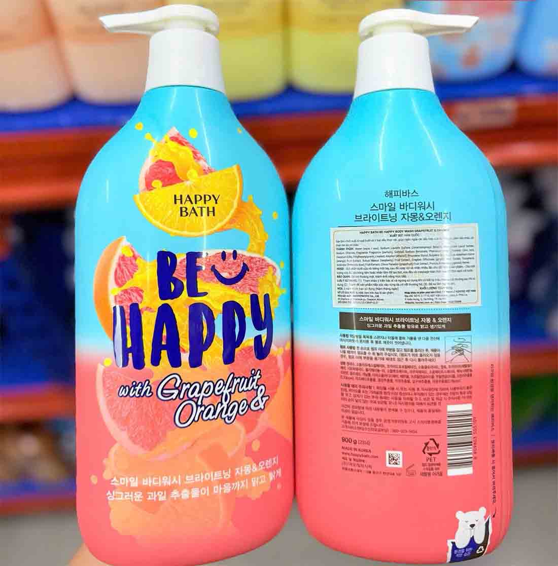 Sữa tắm Happy Bath Grapefruit & Orange