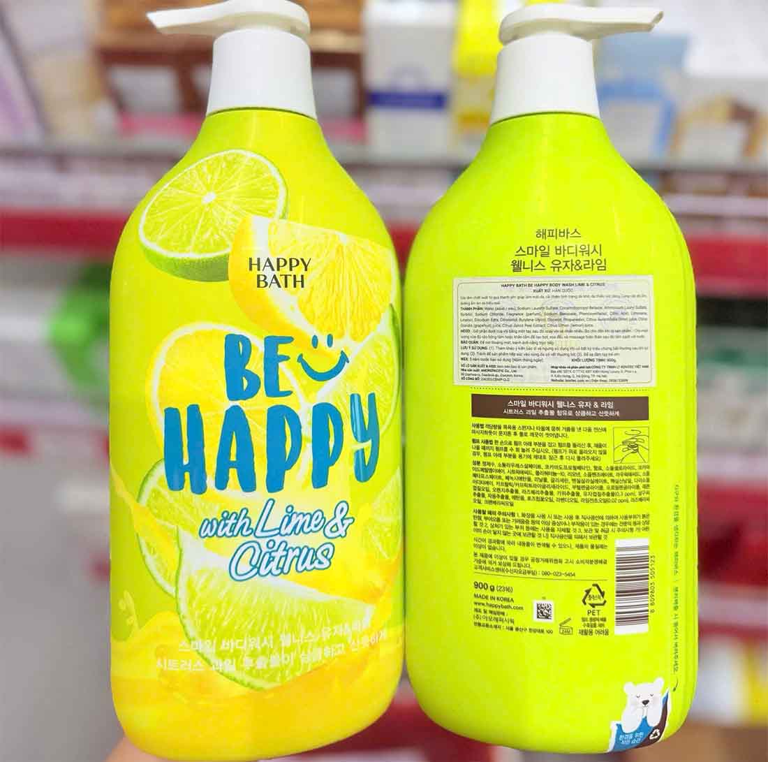 Sữa tắm Happy Bath Lime & Citrus