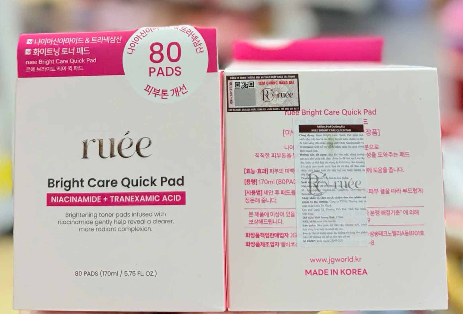 Toner Pad Ruee Bright Care Quick Pad