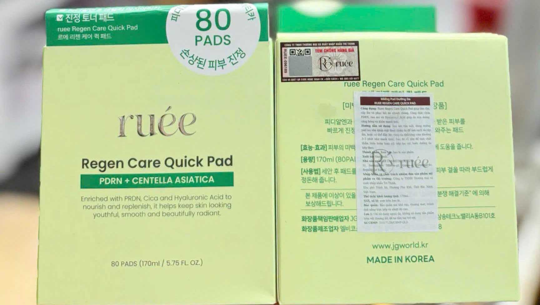 Toner Pad Ruee Regen Care Quick Pad
