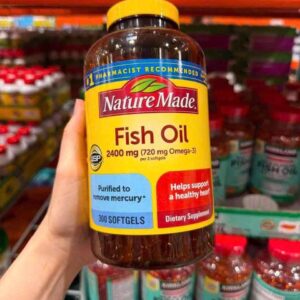 Viên dầu cá Nature Made Fish Oil 2400mg 720mg Omega 3
