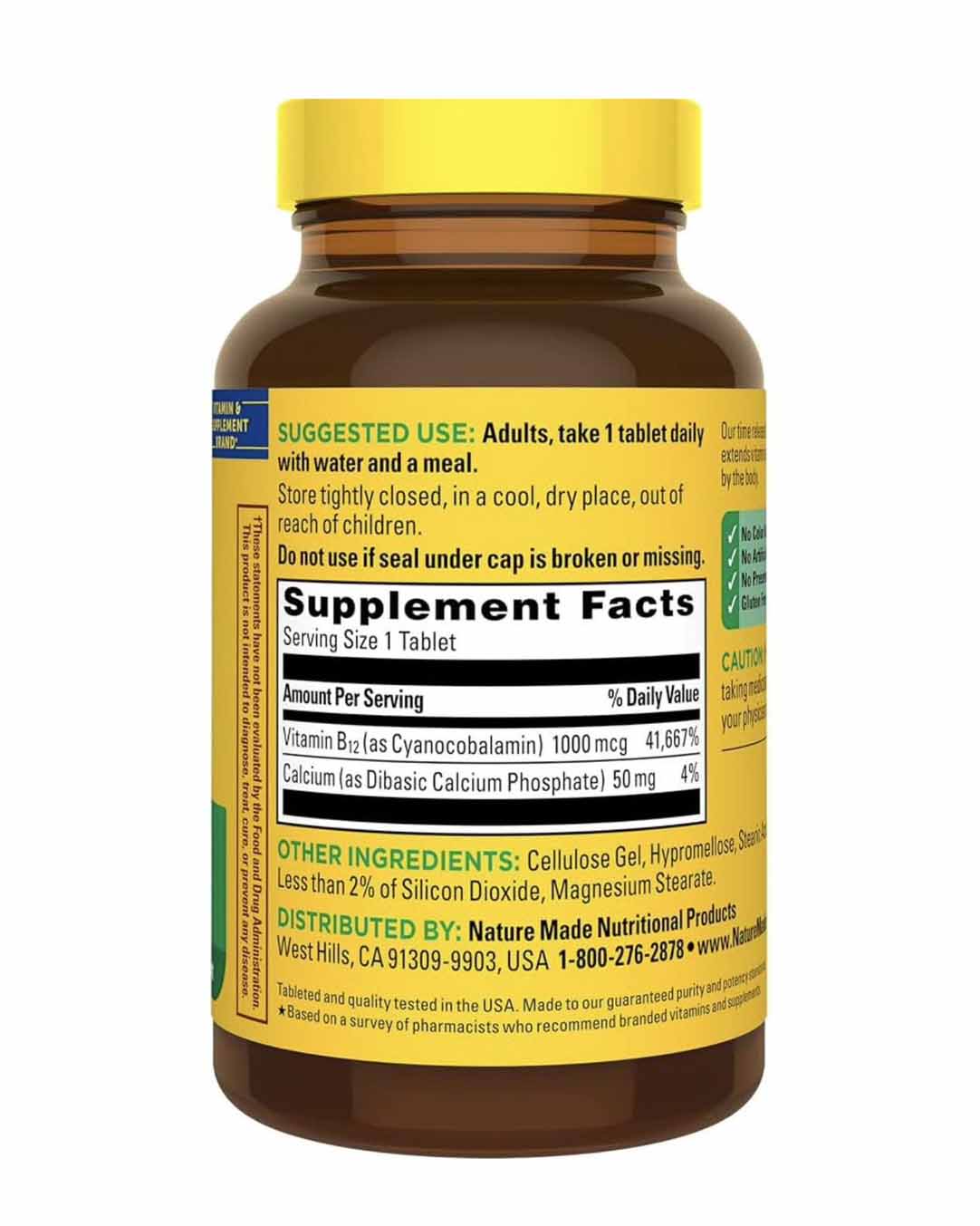 Viên uống Nature Made B12 1000 mcg