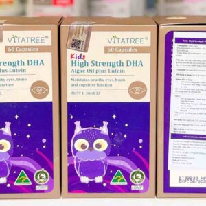 Viên uống Vitatree Kids High Strength DHA Algae Oil Plus Lutein