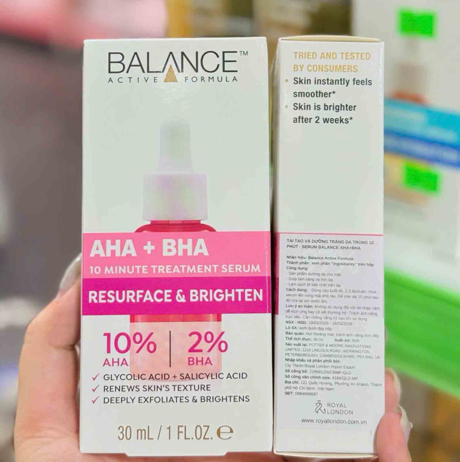 balance aha bha serum