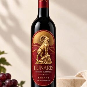 chai rượu hình con dê Lunaris Shiraz
