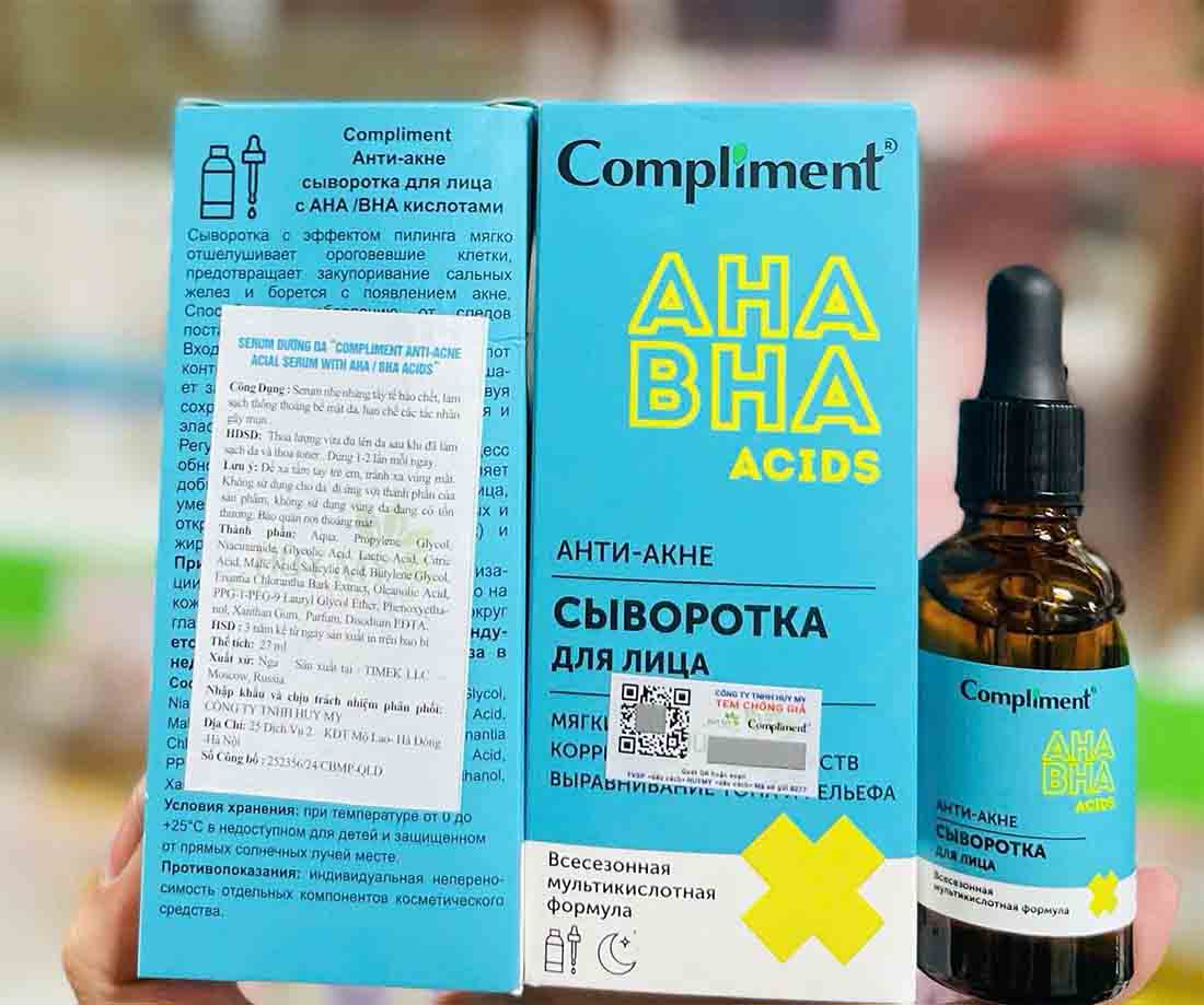 compliment aha bha acids