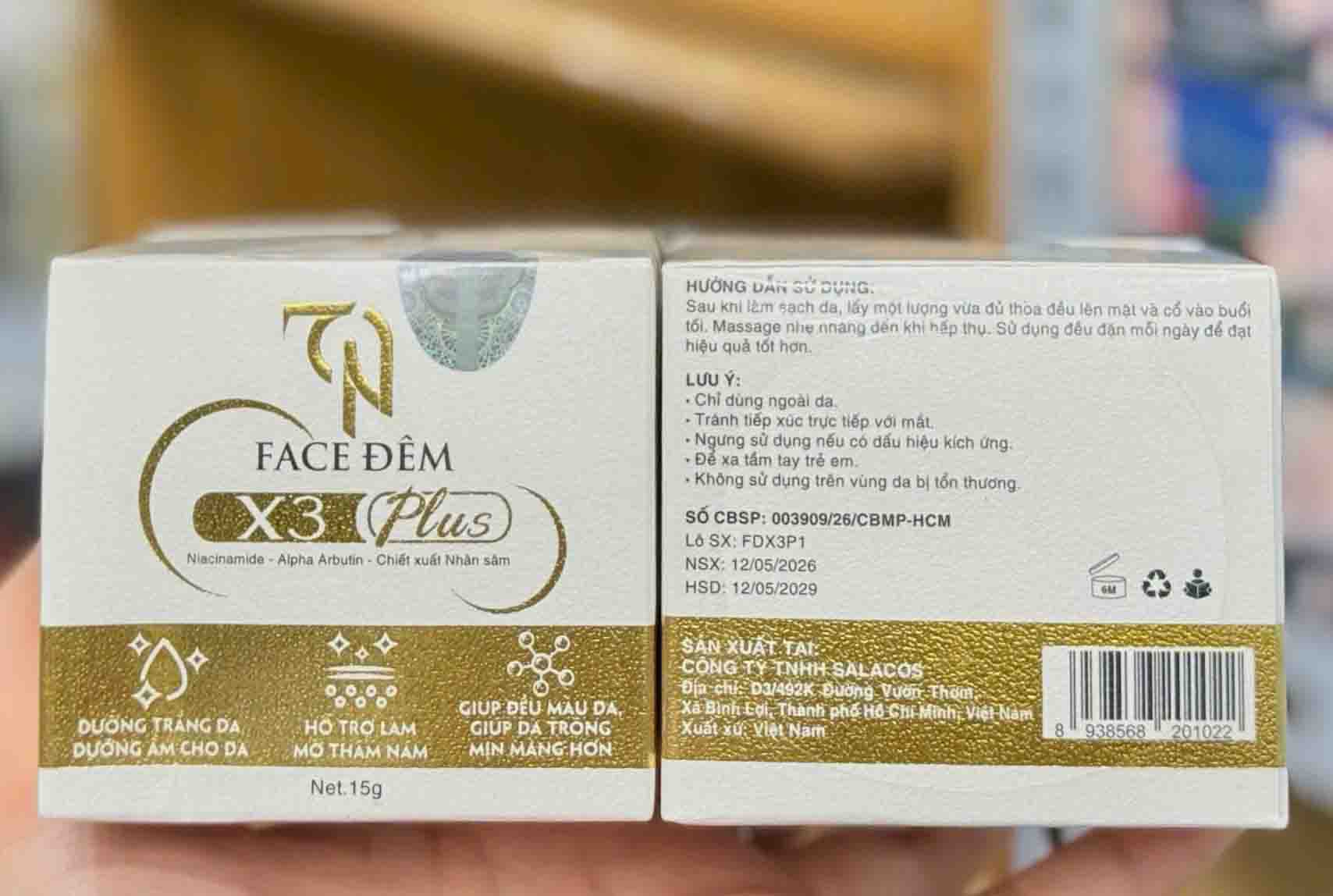 kem collagen x3 đông anh ban đêm