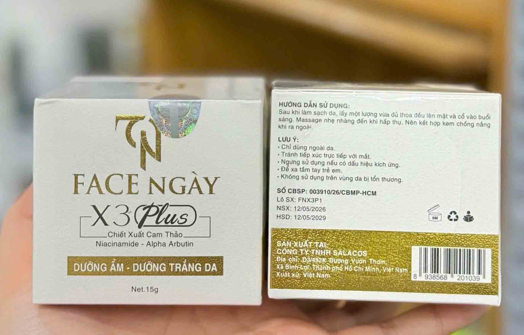 Kem Collagen X3 Đông Anh dưỡng trắng da ngày và đêm 15g 1