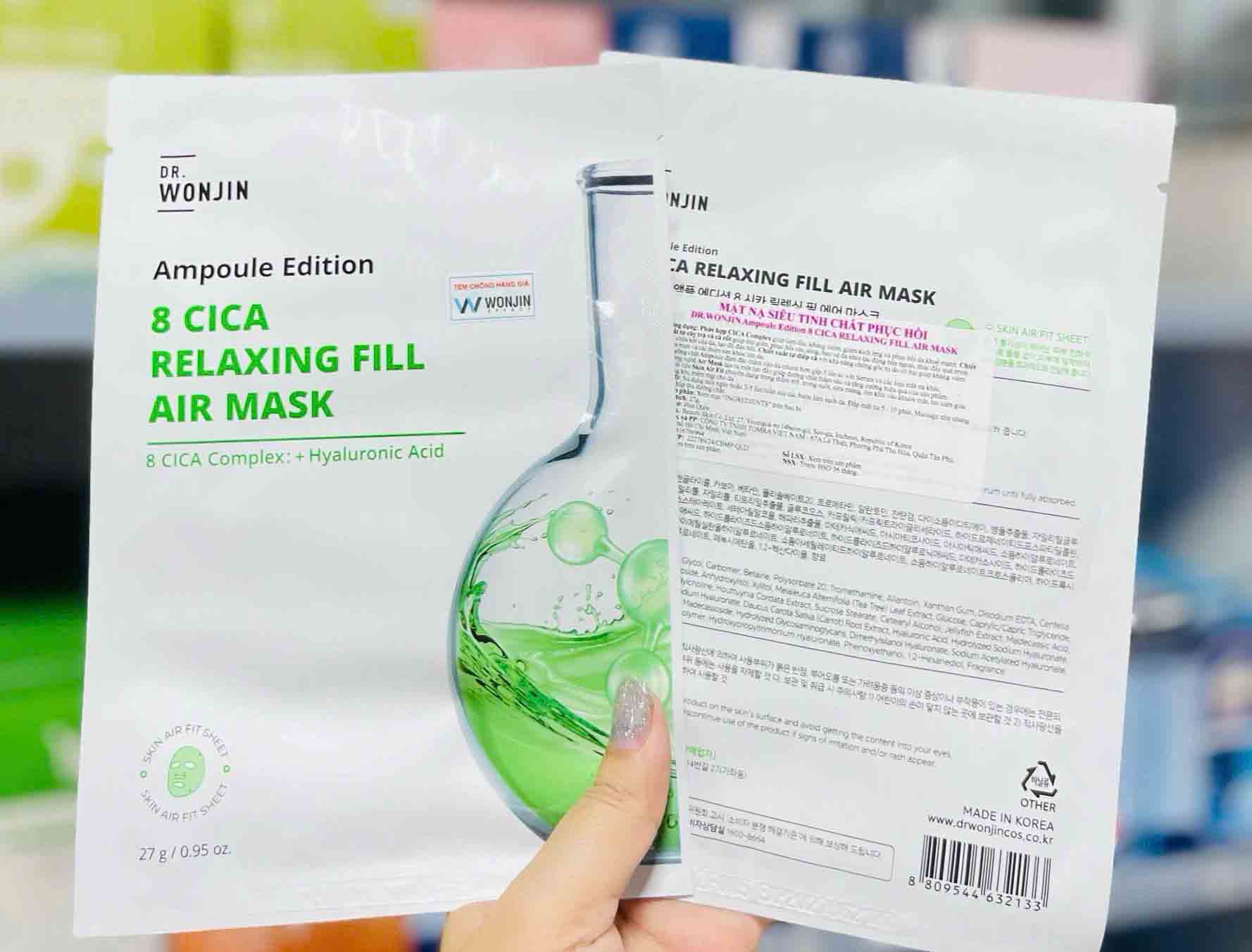 mặt nạ wonjin xanh lá