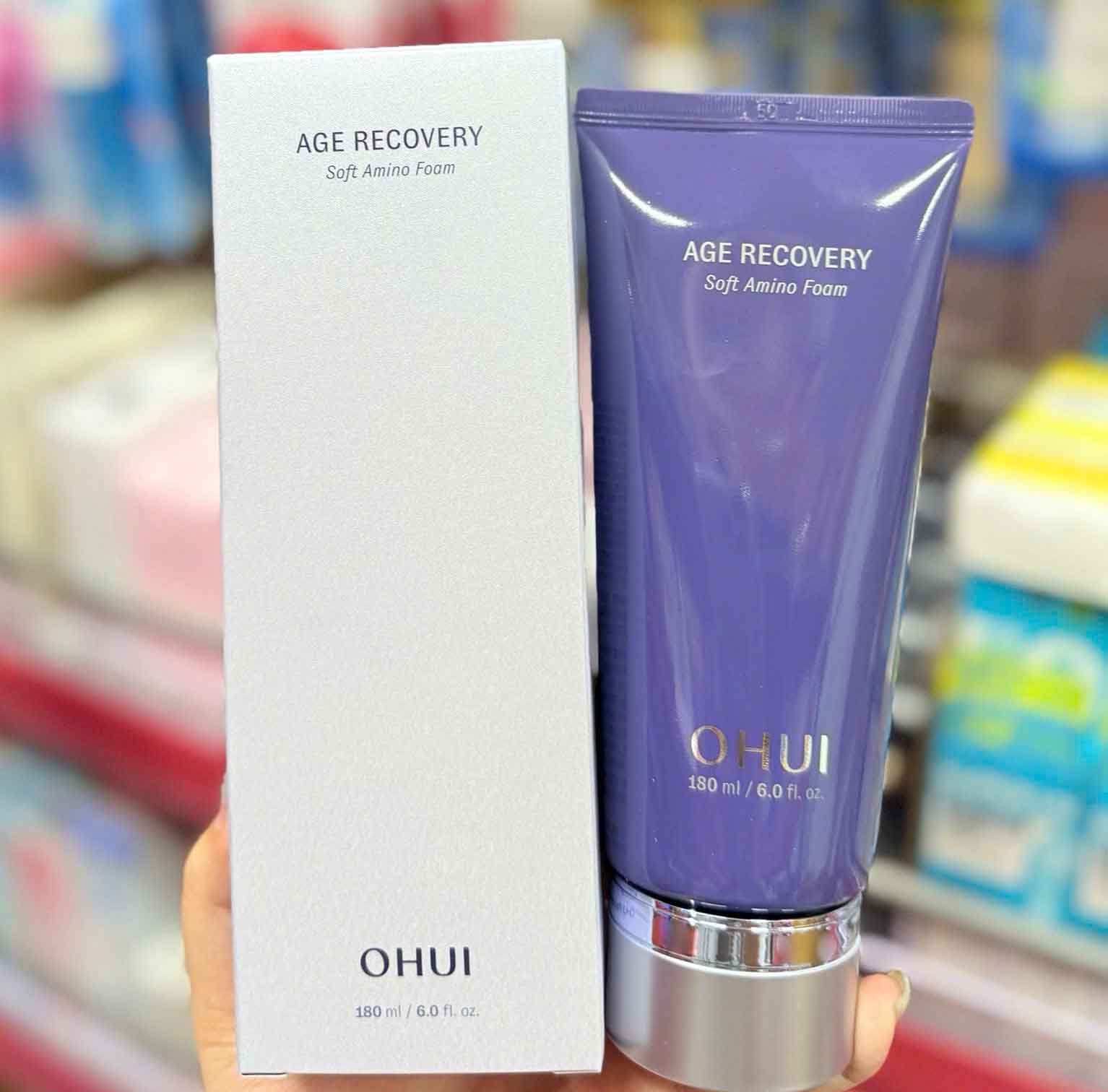 o hui age recovery soft amino foam