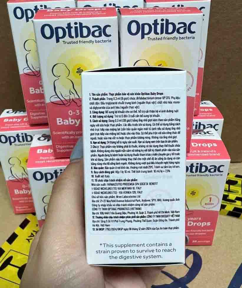 optibac cho trẻ sơ sinh