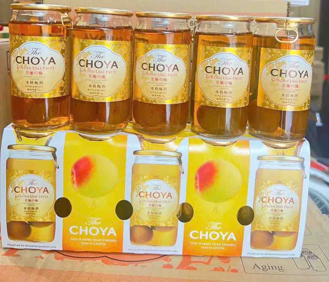 rượu mơ choya vàng