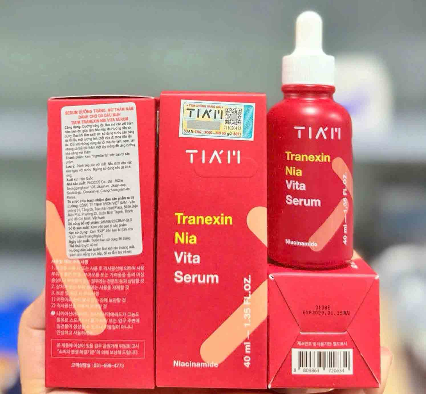 serum tiam đỏ